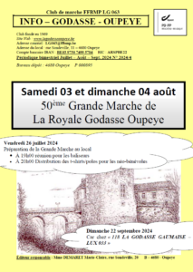 Juillet - Août - Septembre 2024