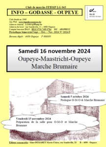 Septembre - octobre - Novembre 2024